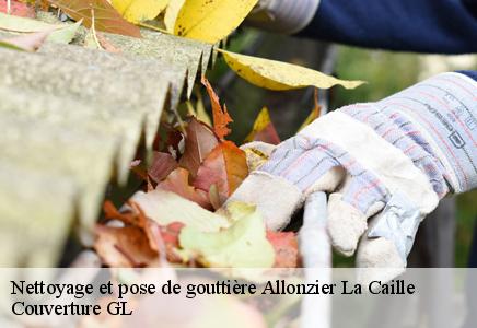 Nettoyage et pose de gouttière  allonzier-la-caille-74350 Couvreur FC Toiture