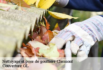 Nettoyage et pose de gouttière  clermont-74270 Couvreur FC Toiture