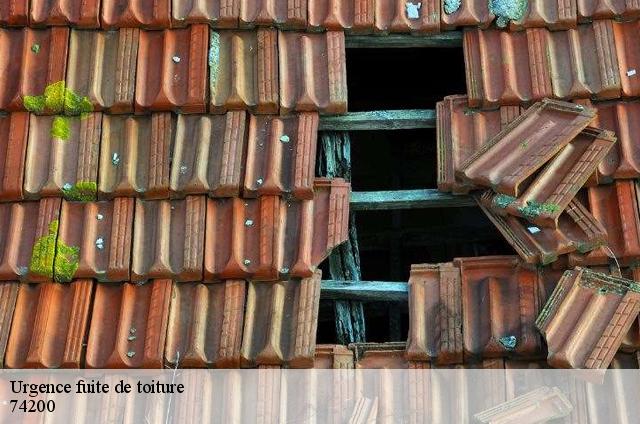 Urgence fuite de toiture  74200